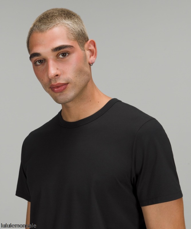 Lululemon Deutschland DELULU795 | Das Fundamentale T-shirt Schwarz